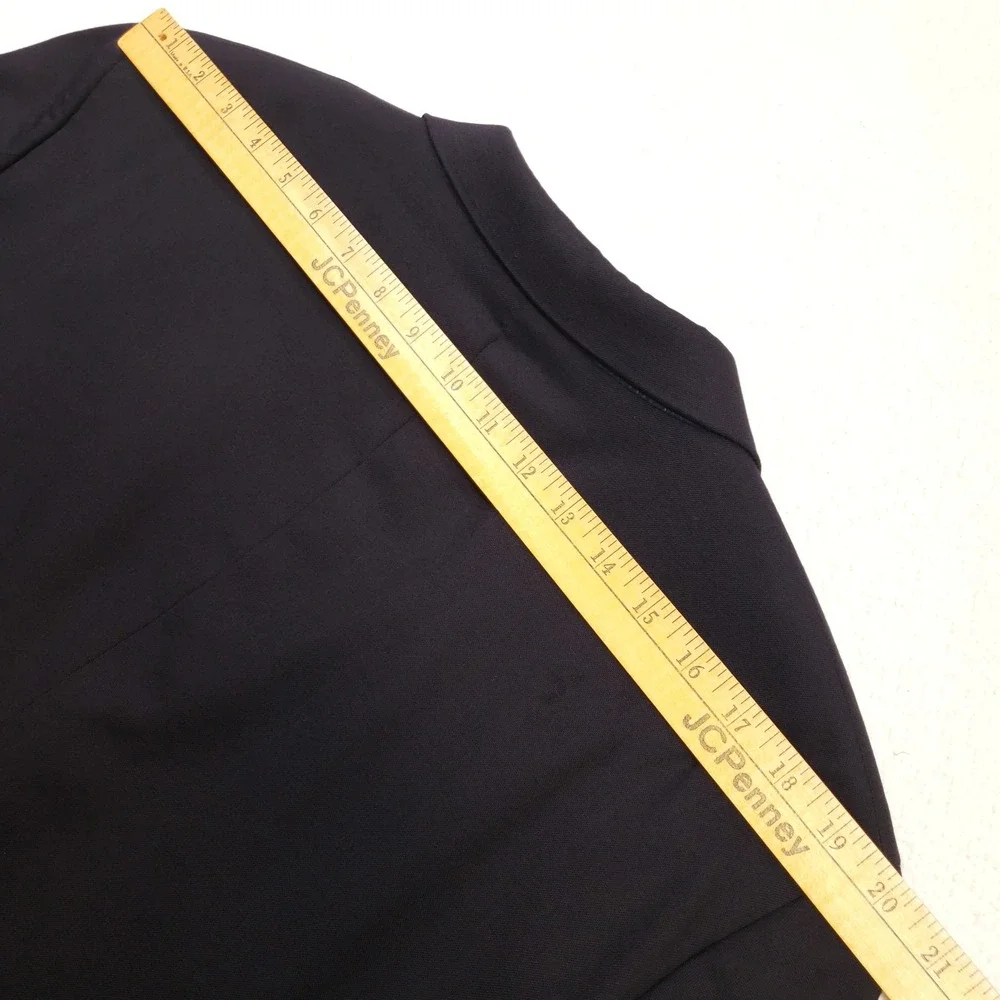 Jos. A. Bank Blazer Men 44L Navy Blue 1905 Slim Fit Wool brrr Gold Crest Buttons